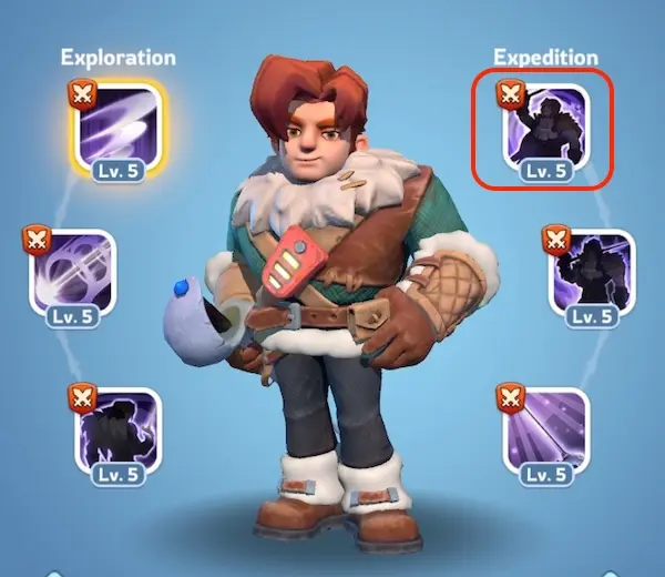 集結参加者の英雄のスキル